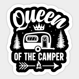 Queen of the camper Sticker